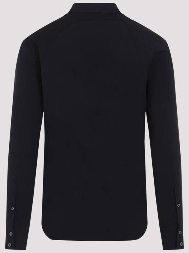 Men's Buckle Long Sleeve Shirt Black - ALEXANDER MCQUEEN - BALAAN 3