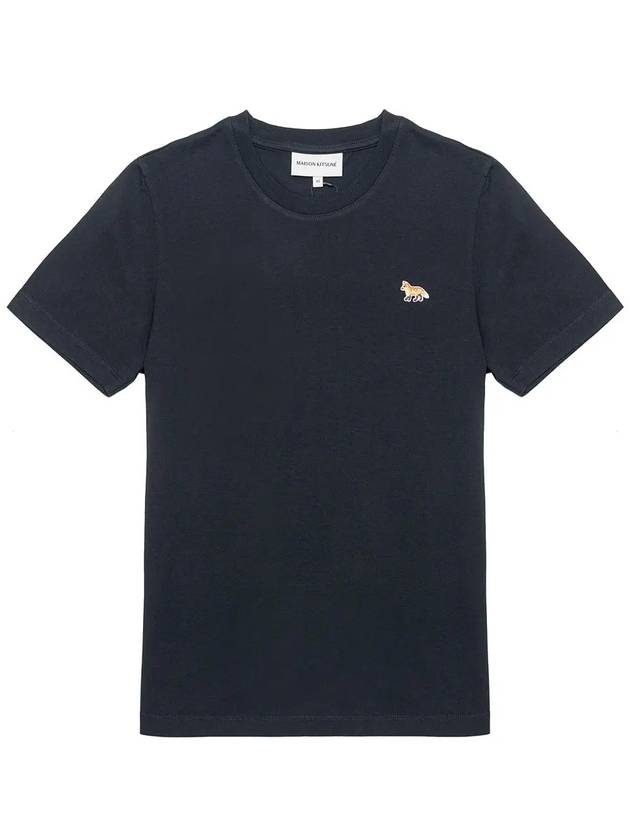 Baby Fox Patch Regular Short Sleeve T-Shirt Black - MAISON KITSUNE - BALAAN 3