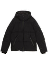 KENT STR2 BLACK Men s Hooded Padded Jacket Regular Fit - MACKAGE - BALAAN 1