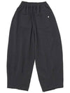 Heavy Terry Balloon Sweat Wide Pants Charcoal - A NOTHING - BALAAN 3