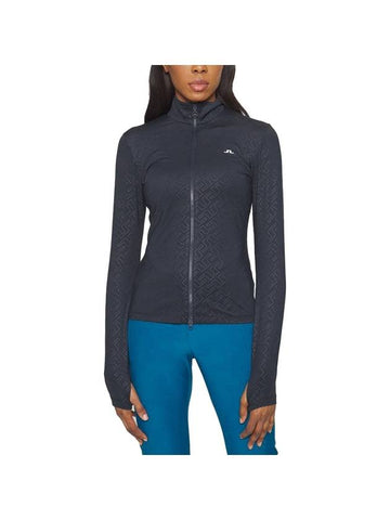 Women's Chet Mid Layer Zip-Up Jacket Navy - J.LINDEBERG - BALAAN 1