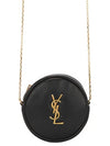 Round Pillow Cross Bag Black - SAINT LAURENT - BALAAN 5