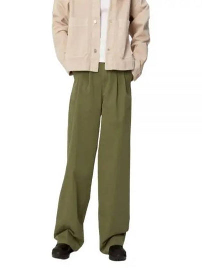 Leola Wide Pants Green - CARHARTT WIP - BALAAN 2