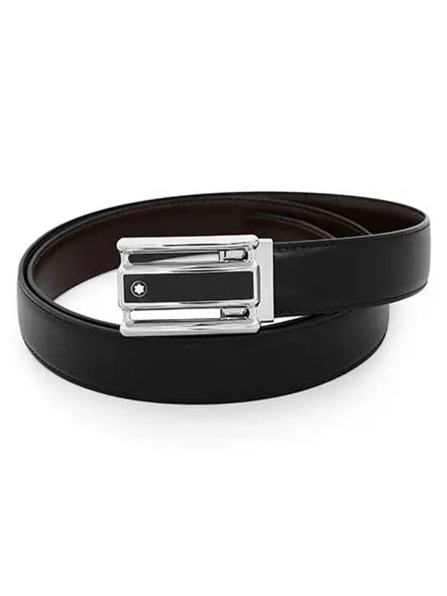 Reversible Leather Belt Brown Black - MONTBLANC - BALAAN 2