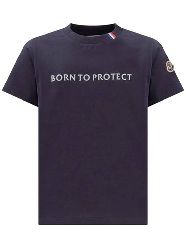 Kids Logo T Shirt 8C000 38 899Z8 778 - MONCLER - BALAAN 1