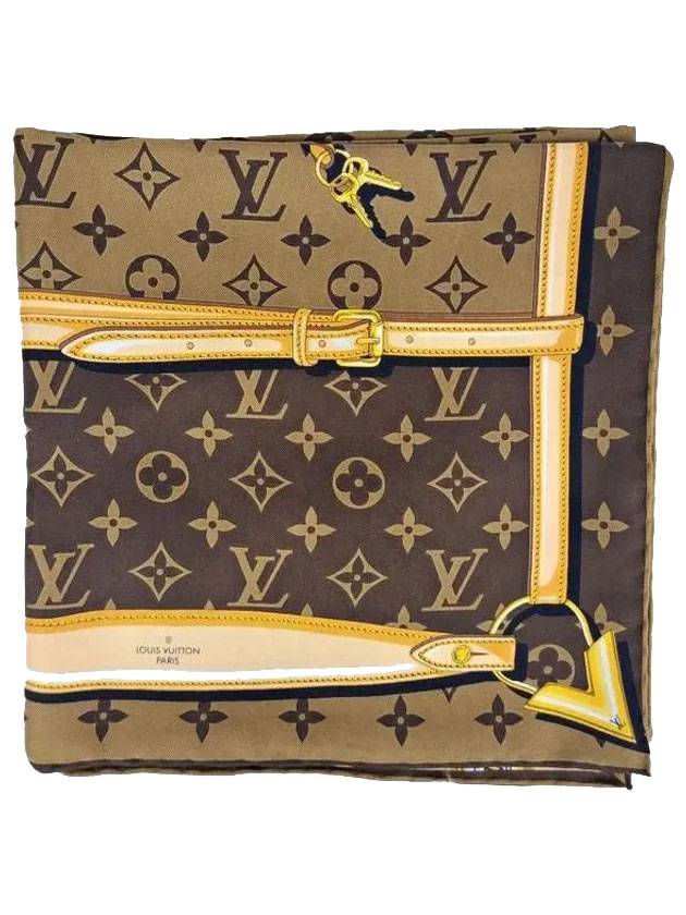 Confidential Monogram Scarf Brown - LOUIS VUITTON - BALAAN 1