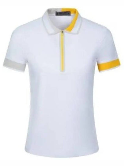 Women'S Contrast Tech Short Sleeve Polo Shirt White - G/FORE - BALAAN 2