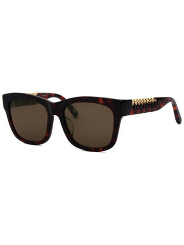 Stella McCartney SC0052SK 002 officially imported square horn rimmed luxury sunglasses - STELLA MCCARTNEY - BALAAN 1