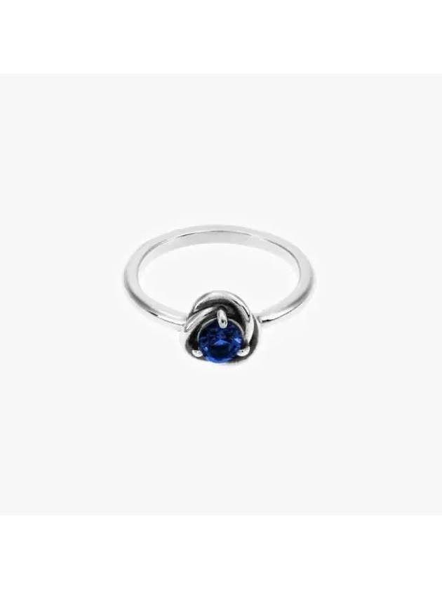 Blue Birthstone Eternity Circle Ring Silver - PANDORA - BALAAN 3