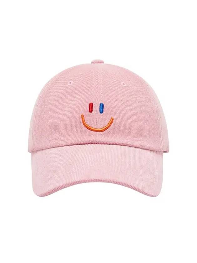 LaLa Corduroy Ball Cap Pink - LALA SMILE - BALAAN 2