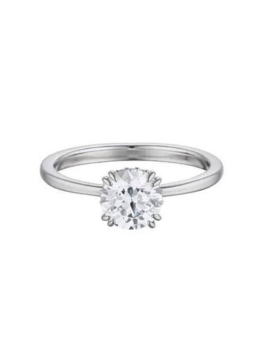 Stilla Cocktail Round Cut Ring Silver - SWAROVSKI - BALAAN 1