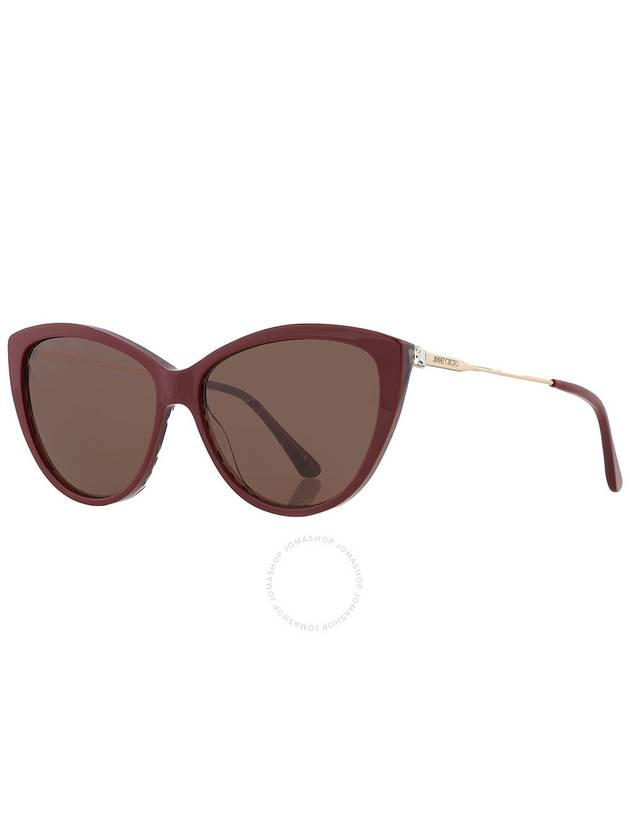 Jimmy Choo Brown Cat Eye Ladies Sunglasses RYM/S 01GR/70 60 - JIMMY CHOO - BALAAN 3