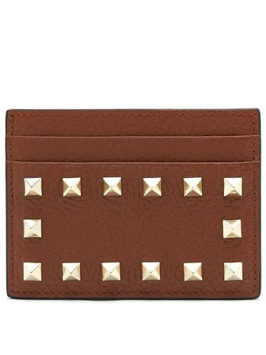 Rockstud Card Wallet RW0P0486 VSH 57C - VALENTINO - BALAAN 1