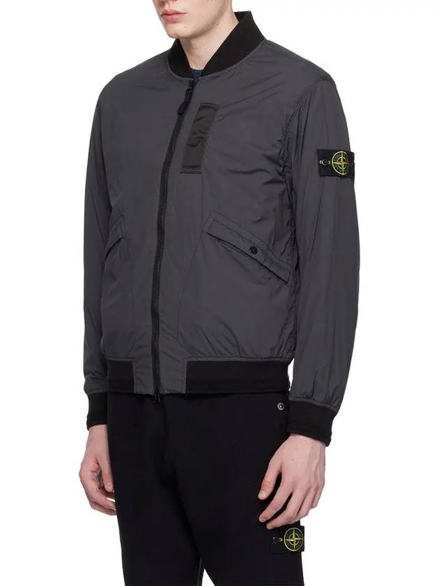 Skin Touch Nylon TC Primaloft Bomber Jacket Charcoal - STONE ISLAND - BALAAN 5