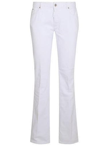 WHITE COTTON DENIM JEANS S75LB0860S30811100 - DSQUARED2 - BALAAN 1