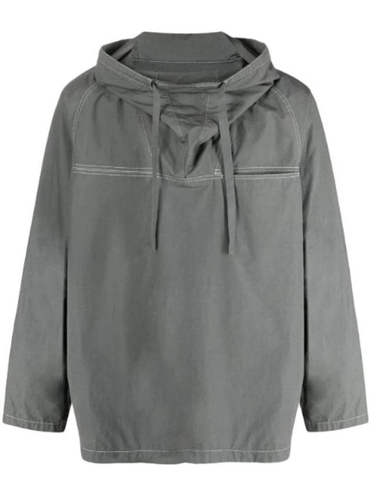 Contrast Stitch Anorak Grey - LEMAIRE - BALAAN 1