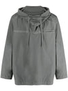 Contrast Stitch Anorak Grey - LEMAIRE - BALAAN 1