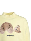 Kids Kill the Bear Printing Sweatshirt Yellow PGBA002S22FLE001 1860 - PALM ANGELS - BALAAN 3