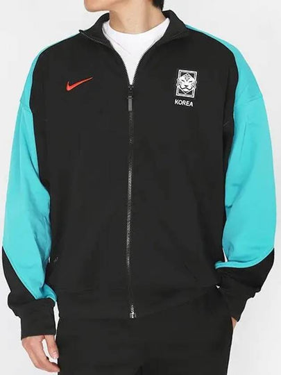 Korea Dri-Fit Academy Pro Soccer Track Jacket Black Teal Nebula - NIKE - BALAAN 2