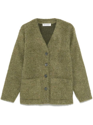 Fresh Moss Tumble Wool Cardigan Green - OUR LEGACY - BALAAN 1