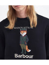 Logo Print Sweatshirt Black - BARBOUR - BALAAN 5