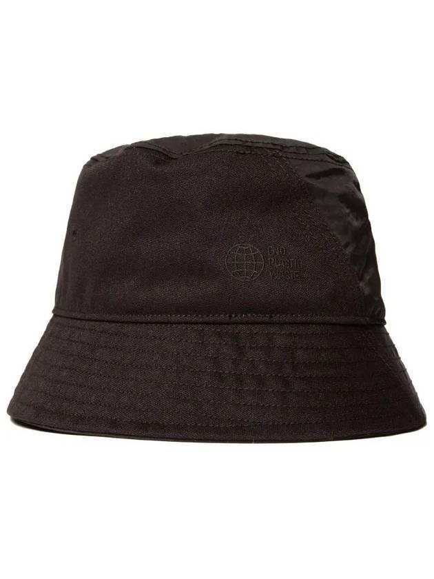 Embroidered Logo Bucket Hat Black - Y-3 - BALAAN 4