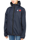 Small Heart Wappen Windbreaker Navy - COMME DES GARCONS - BALAAN 8