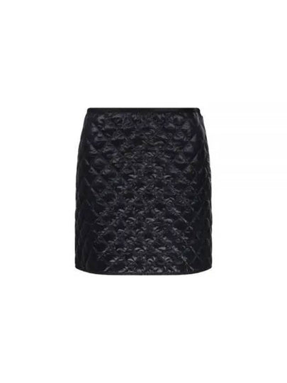 Padded Mini A-Line Skirt Black - MONCLER - BALAAN 2