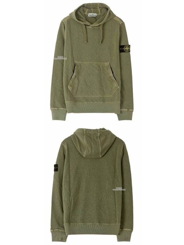 Wappen Patch Hoodie Green - STONE ISLAND - BALAAN 5