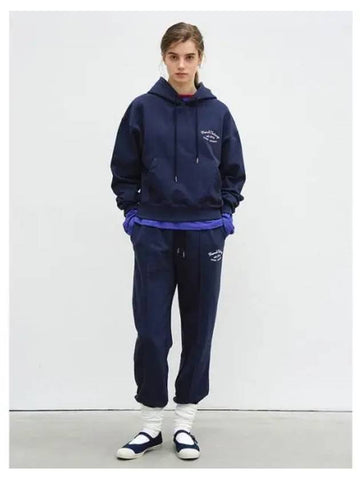 PINTUCK JOGGER SWEATPANTS NAVY - BENSIMON - BALAAN 1