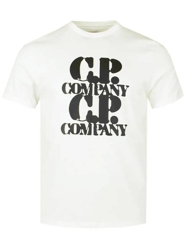 30/1 Jersey Graphic Short Sleeve T-Shirt White - CP COMPANY - BALAAN 2