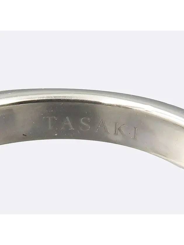 RK 4716 PT950 Trapezio Platinum Ring No 14 - TASAKI - BALAAN 3