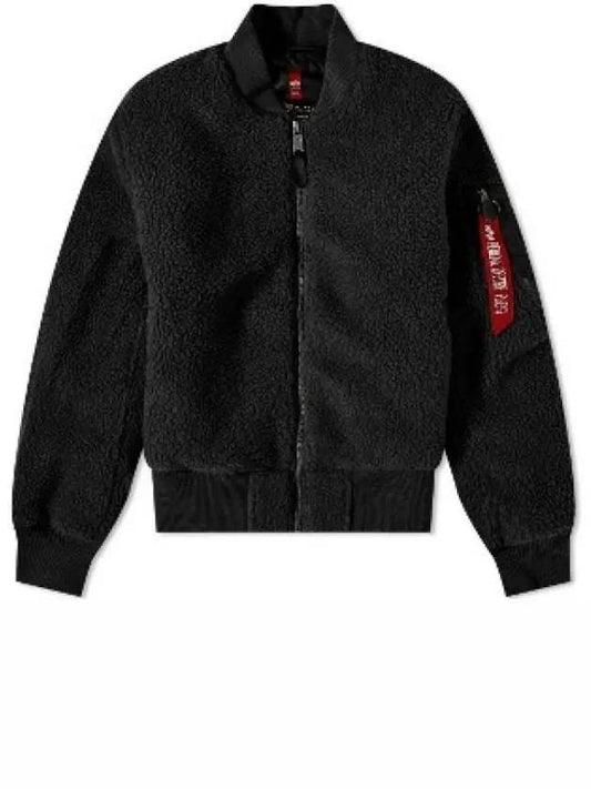 MA 1 Teddy BLACK 108102 03 fleece jacket 1014063 - ALPHA INDUSTRIES - BALAAN 1