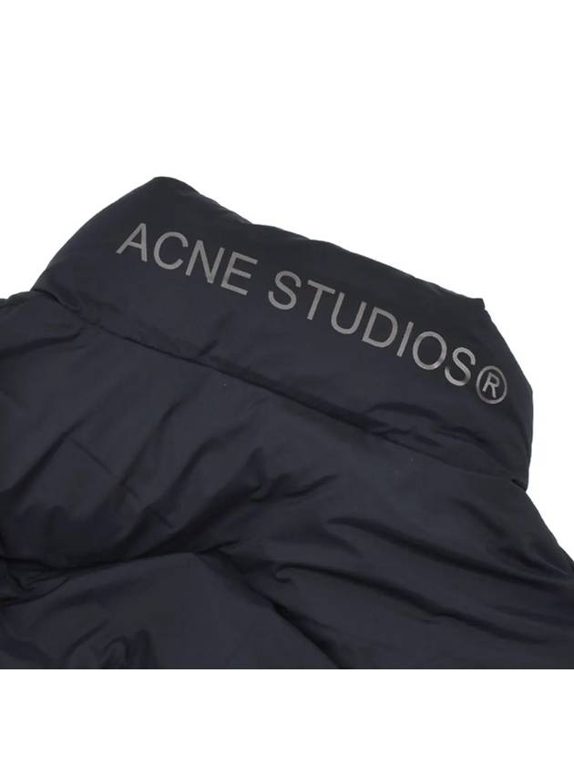 Back Logo Long Padding Black - ACNE STUDIOS - BALAAN 5