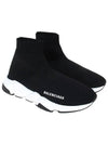 Speed Trainer High Top Sneakers Black - BALENCIAGA - BALAAN 2