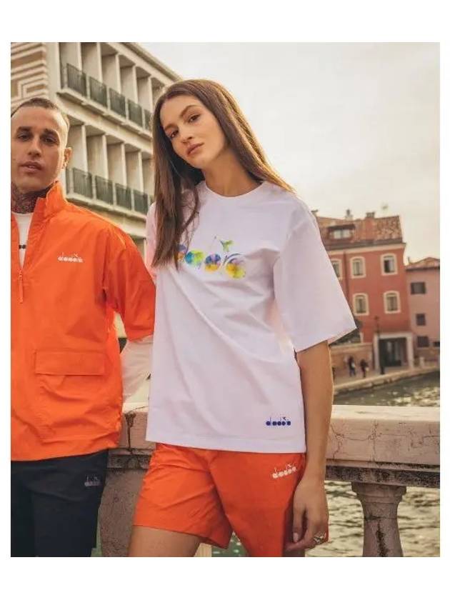 Diadora festa logo cold t shirt white - DIADORA - BALAAN 1