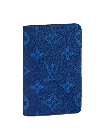 Men's Pocket Organizer Card Wallet Blue - LOUIS VUITTON - BALAAN 2