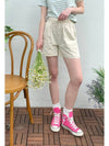 Recycle Island Banding Shorts Cream Beige - VIBEREEN - BALAAN 9