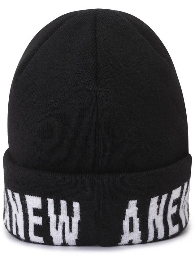 Official Logo Refit Knit Cap BK - ANEWGOLF - BALAAN 4