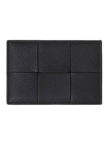 Intrecciato Maxi Card Wallet Black - BOTTEGA VENETA - BALAAN 1