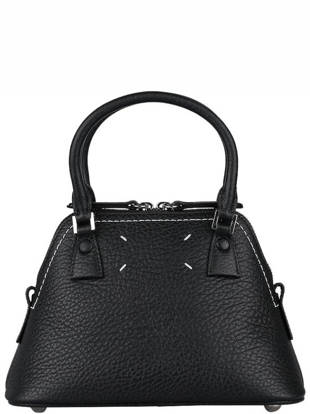 5AC Classique Micro Tote Bag Black - MAISON MARGIELA - BALAAN 3