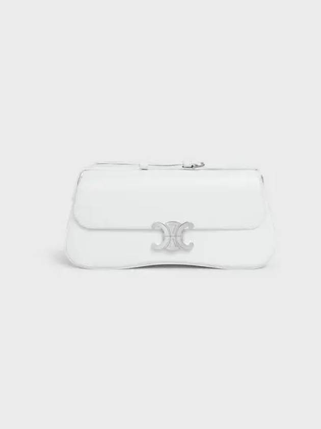 Medium Calfskin Shoulder Bag White - CELINE - BALAAN 2