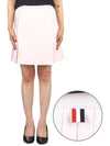 Women's 4 Bar Mini Pleated Skirt Pink - THOM BROWNE - BALAAN 2