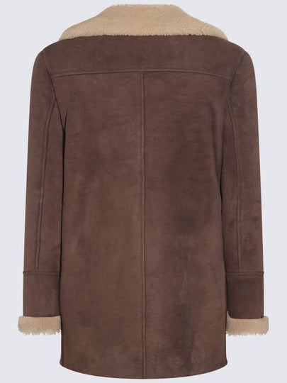 Salvatore Santoro Brown Suede Shearling Jacket - SALVATORE SANTORO - BALAAN 2