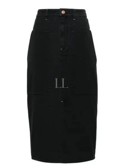 Flozia H Line Skirt Black - ISABEL MARANT - BALAAN 2