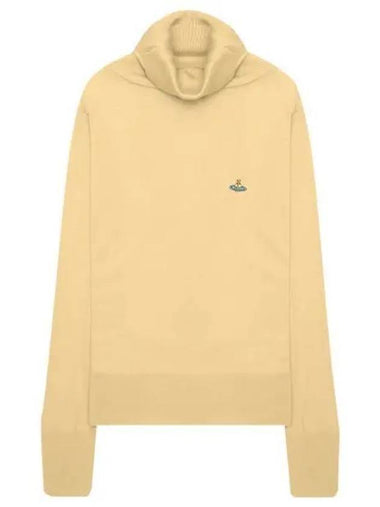 Julia Knit Turtleneck Pale Yellow - VIVIENNE WESTWOOD - BALAAN 1