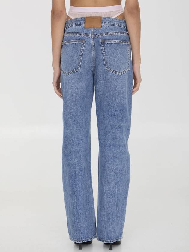 Pre-styled underwear jeans - ALEXANDER WANG - BALAAN 4