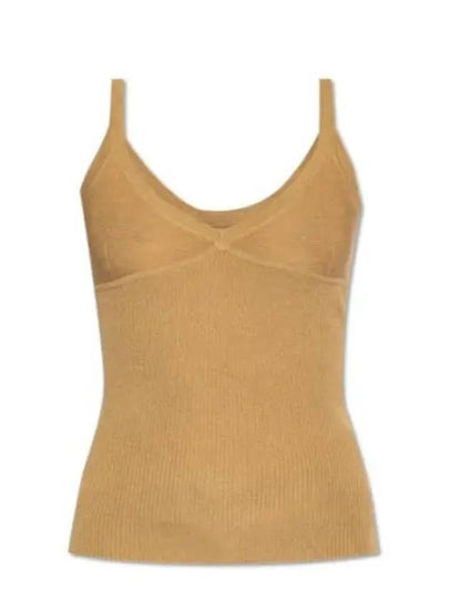 Gallura Cashmere Knit Sleeveless Camel - MAX MARA - BALAAN 2