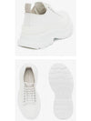 Tread Slick Canvas Low Top Sneakers White - ALEXANDER MCQUEEN - BALAAN 6