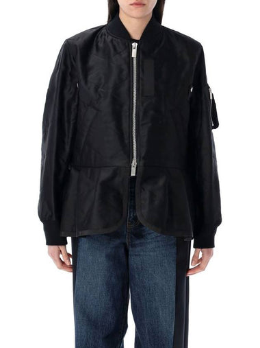 Sacai Quilted Satin Blouson - SACAI - BALAAN 1